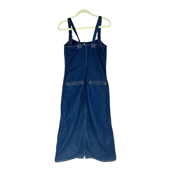 Vintage Tommy Girl Hilfiger Denim Long Maxi Dress SIZE MEDIUM Y2K Grunge - Picture 4 of 5